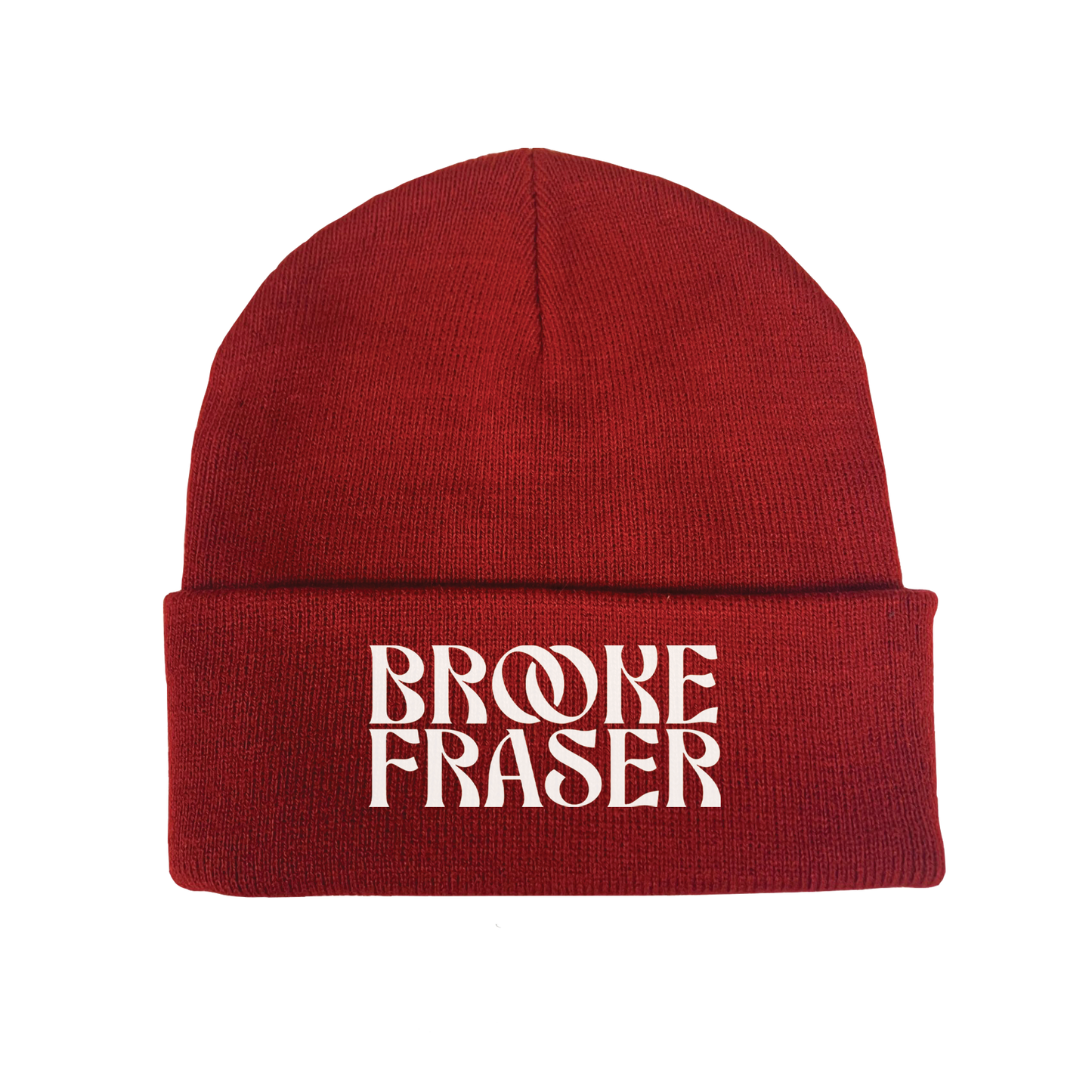 BROOKE FRASER RED BEANIE