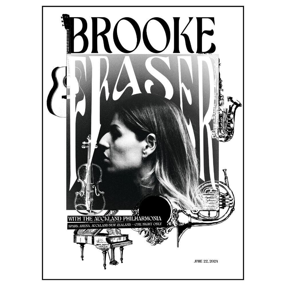 BROOKE FRASER SIGNED POSTER