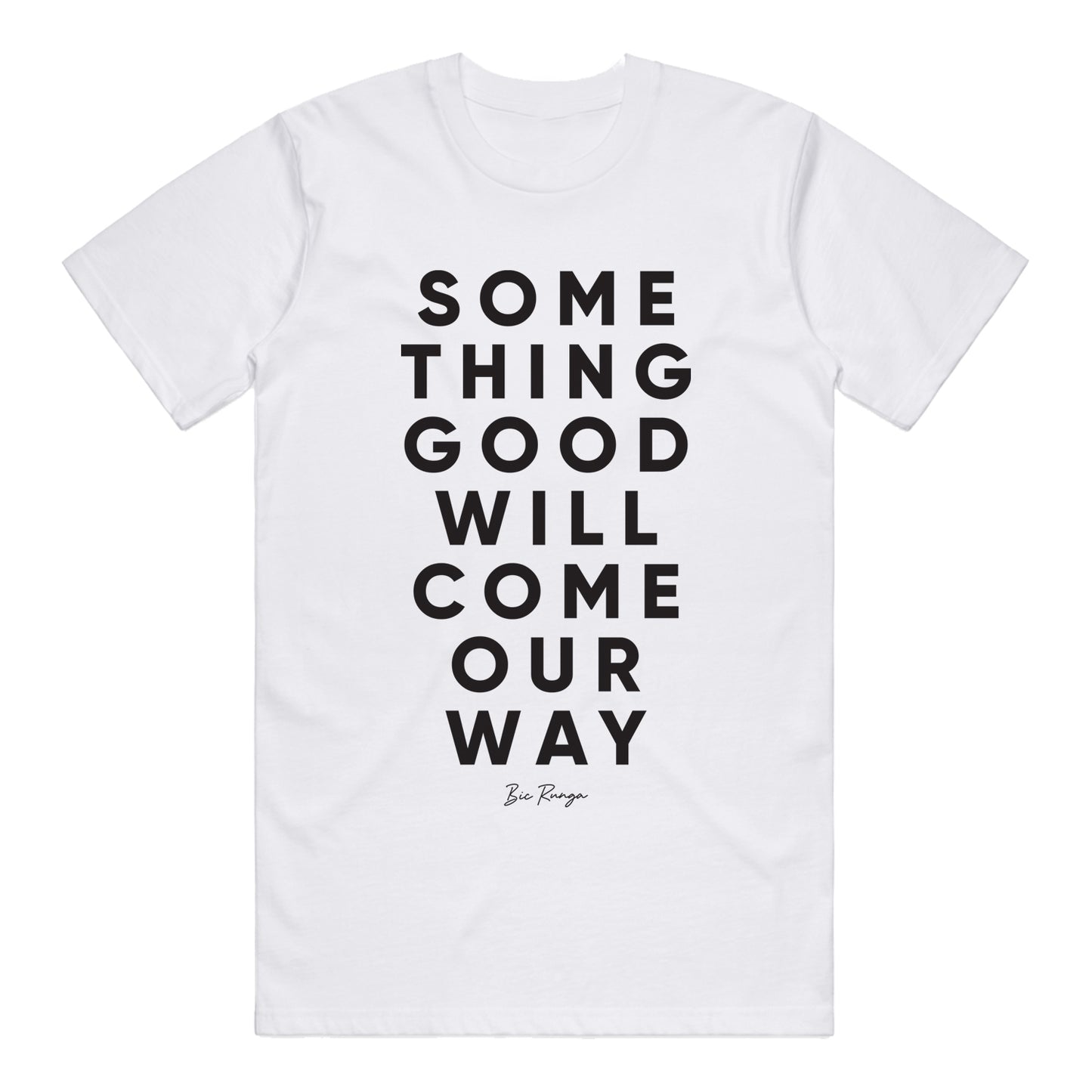 Bic Runga - White Something Good Tee