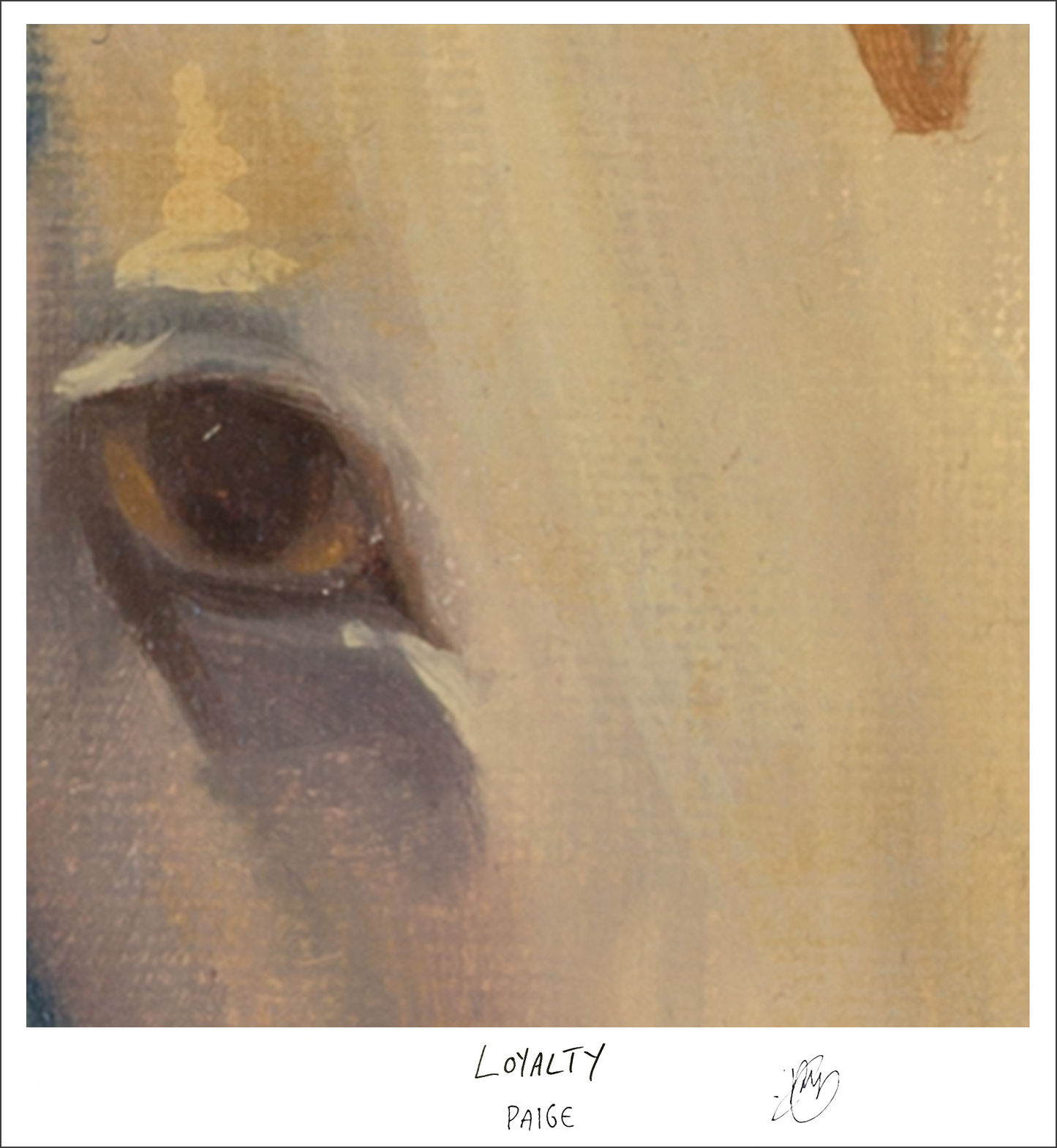 LOYALTY ART PRINT - SIGNED BY PAIGE