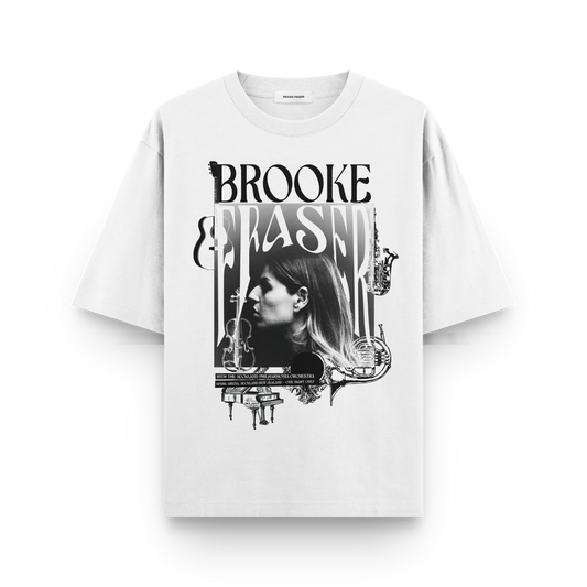 Brooke Fraser - Auckland Philharmonia Show White T-Shirt