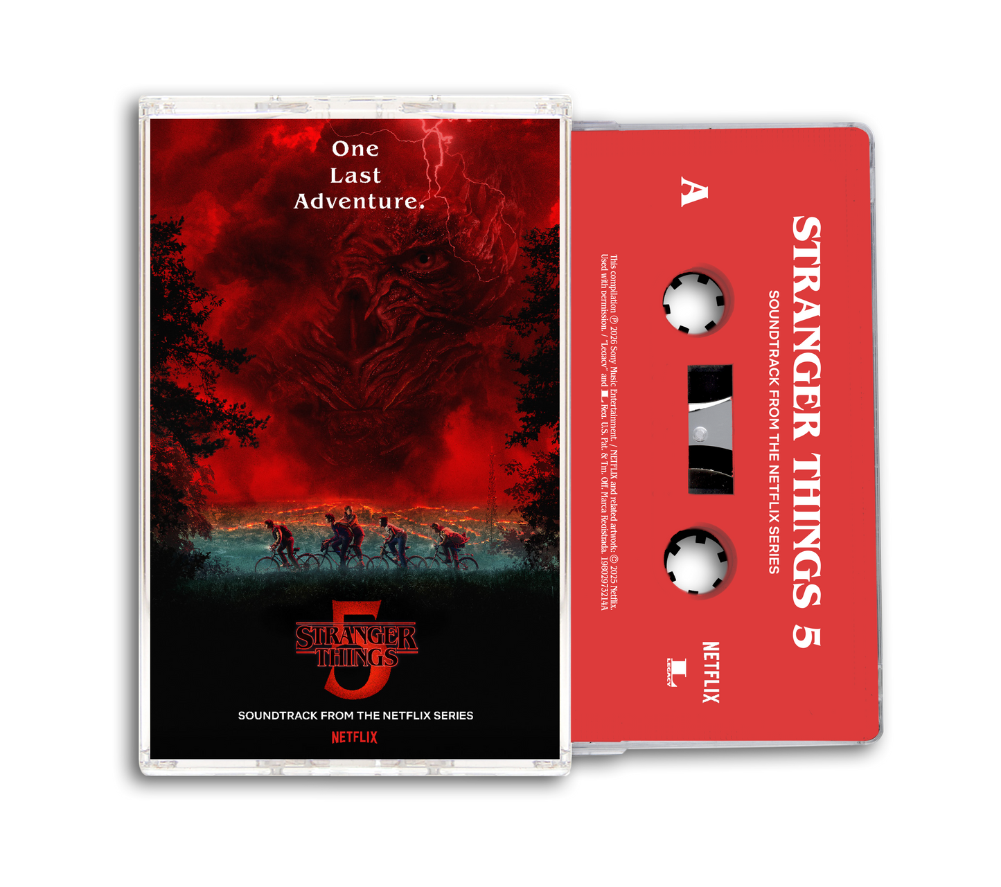 STRANGER THINGS 5 (SOUNDTRACK FROM THE NETFLIX SERIES) CASSETTE